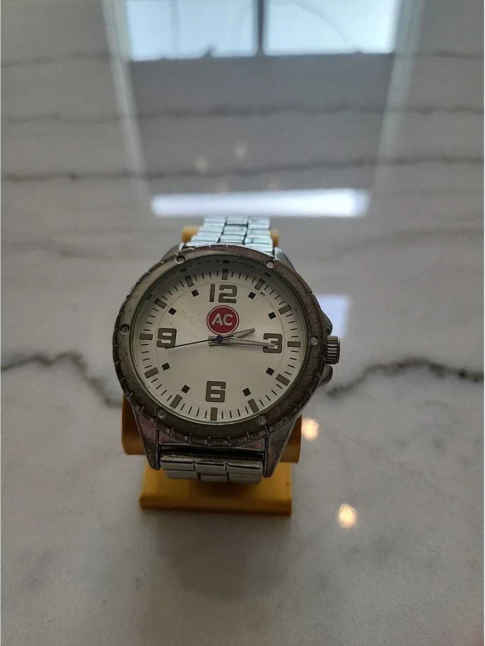Men's Quartz Watch Working New Battery Automobilia 46mm 8.25